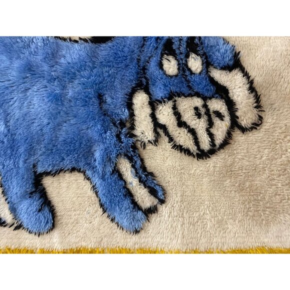 Vintage Disney Winnie the Pooh Sears Nursery Area Rug 100% Tufted Cotton - Picture 8 of 10